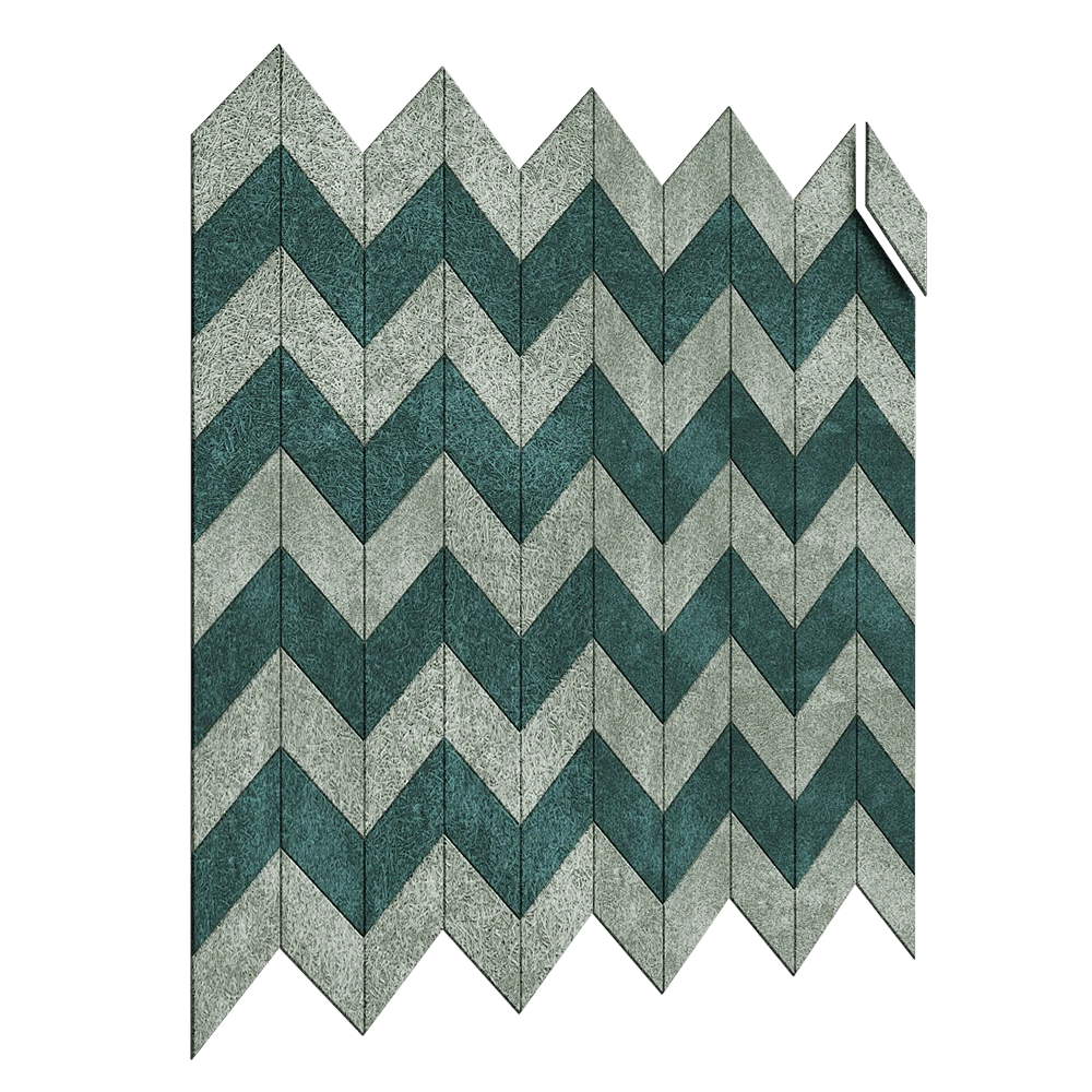 Acoustic panel BAUX Wood Wool Parallelogram Large