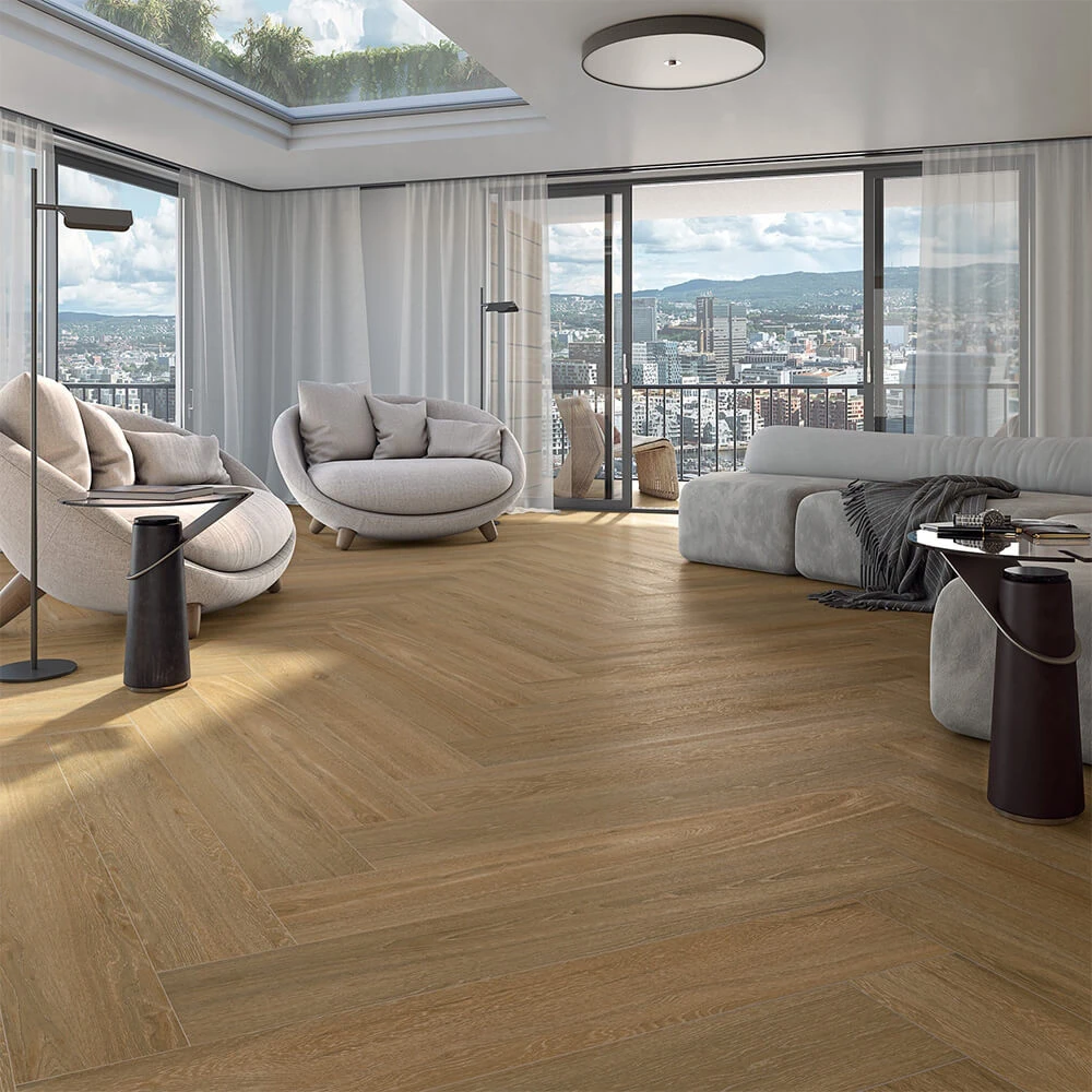 Floor Tiles VIVES Oslo-R Marron (3)