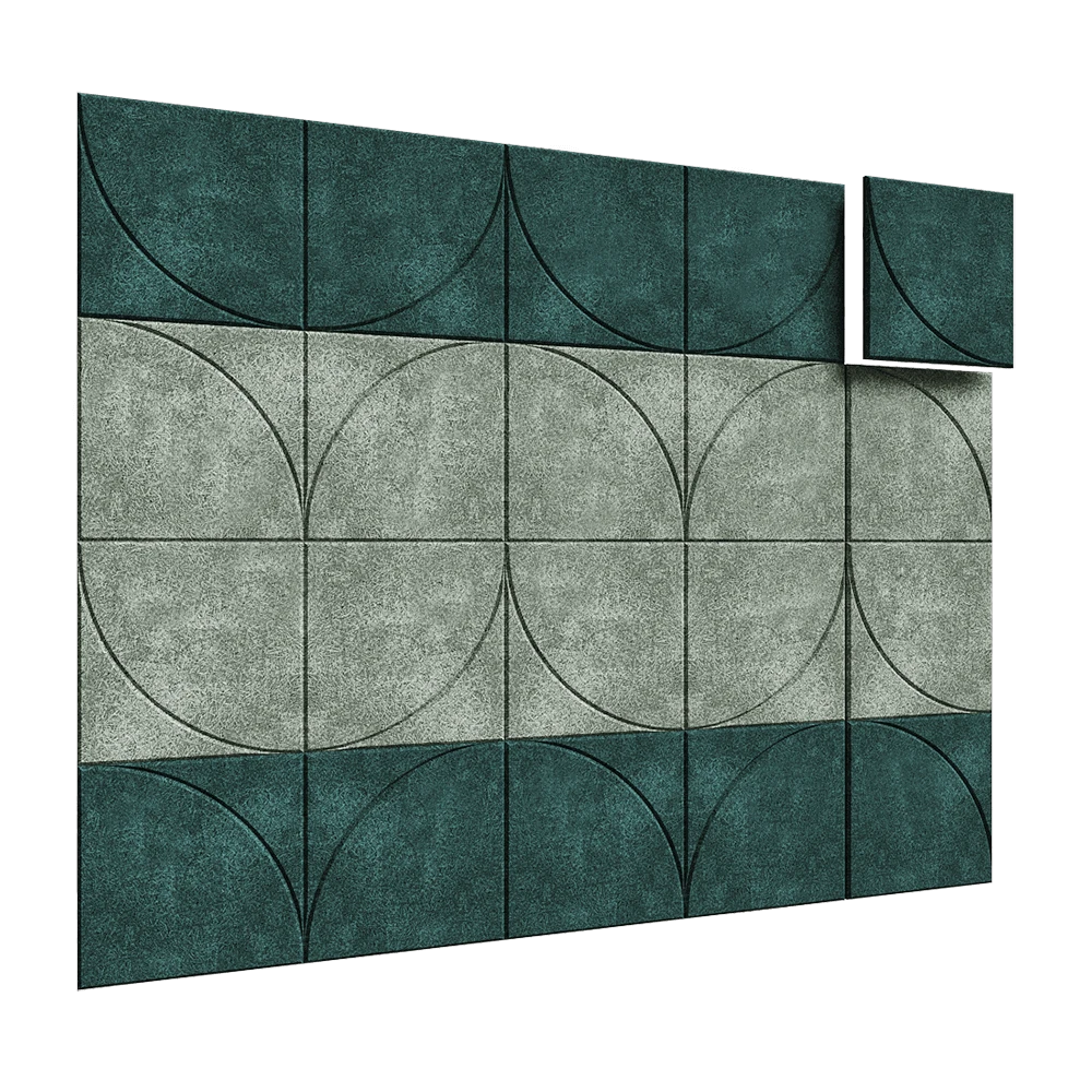 Acoustic Panel BAUX Wood Wool Quarter Circle Large
