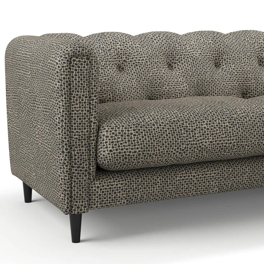 Fabric Twinbru Polka Grey Chenille 2267144 (2)