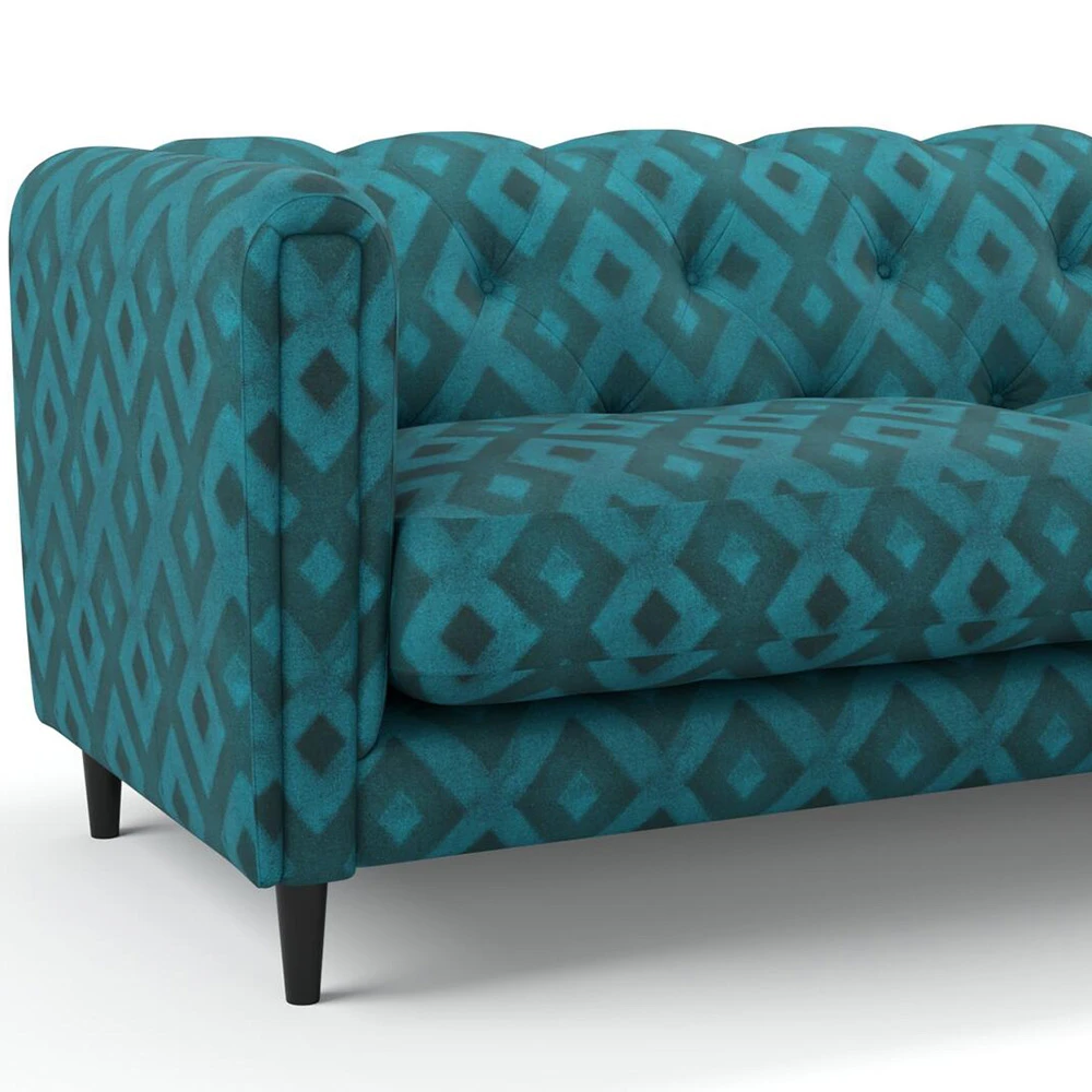 Fabric Texture Twinbru Geometric Duckegg Velvet 2168061 (2)