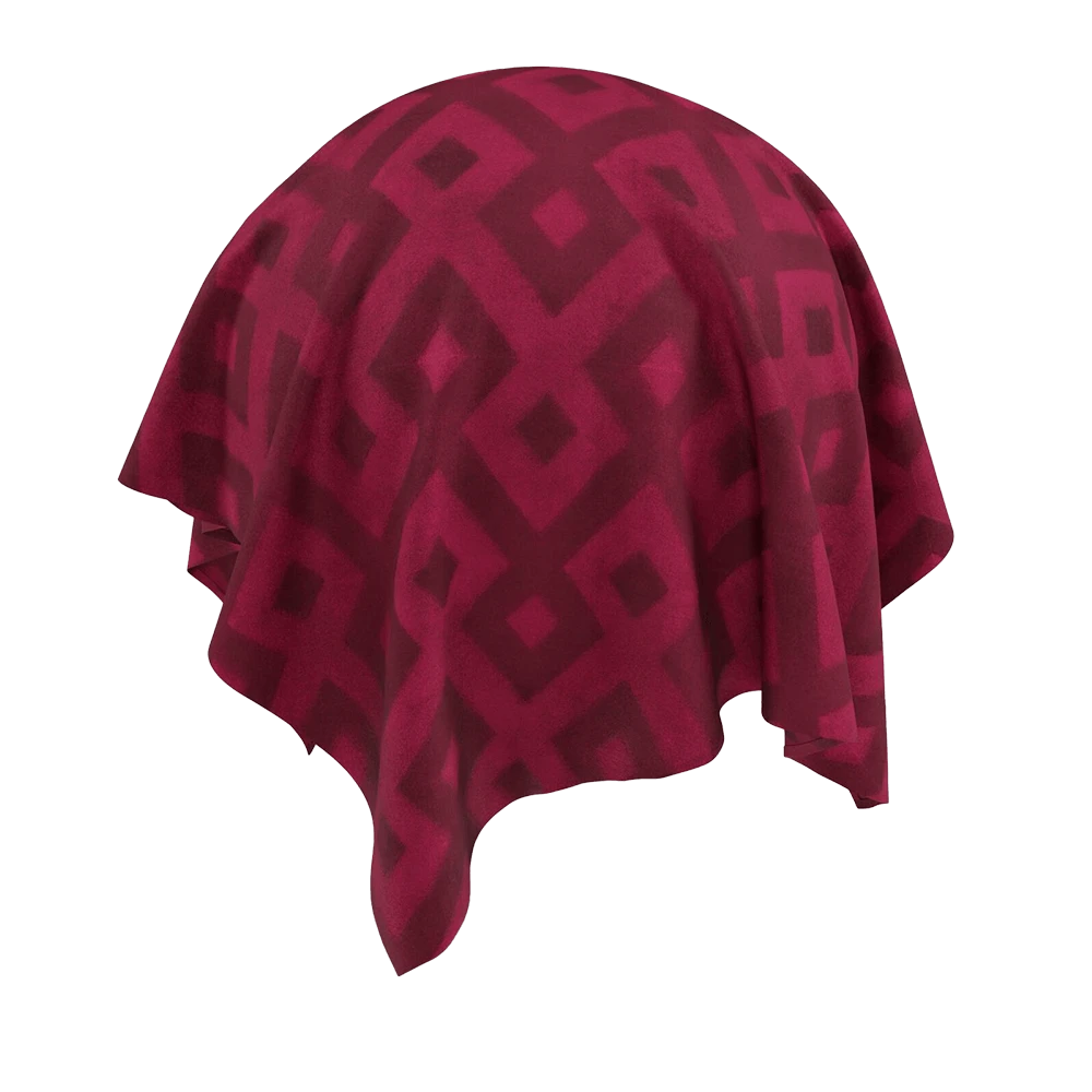Fabric Texture Twinbru Geometric Pink Velvet 2468064