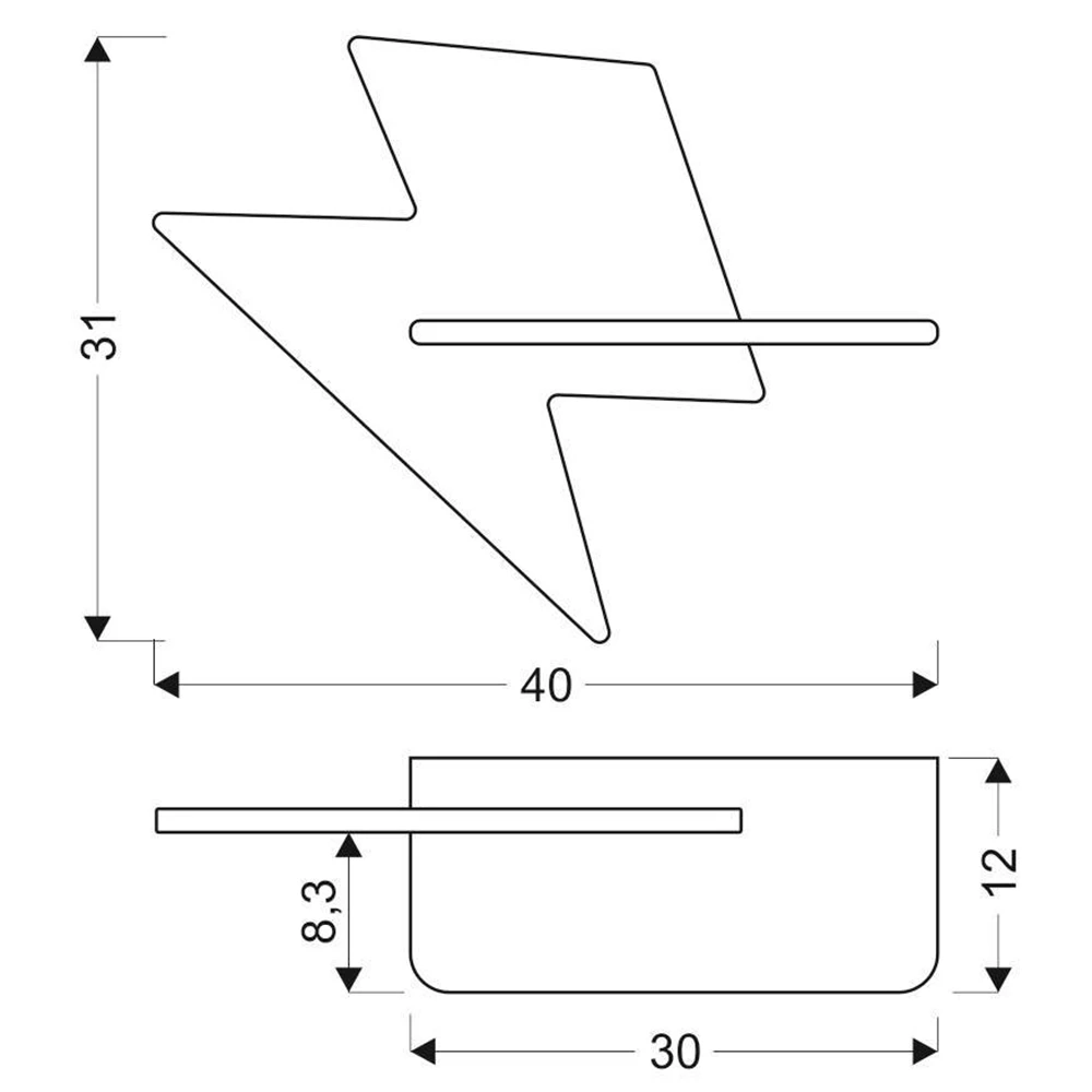 Shelves / Wall light 2
