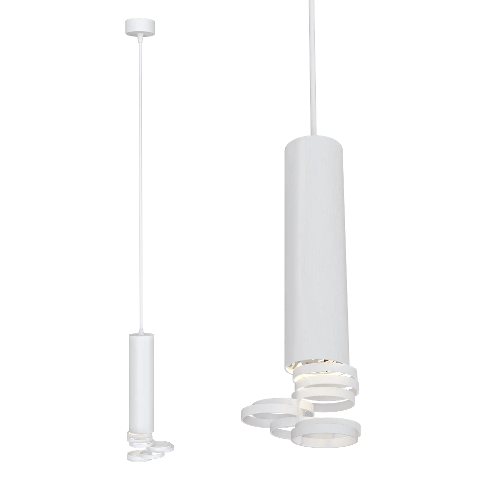 Hanging Lamp Candellux Lighting White adjustable Tube