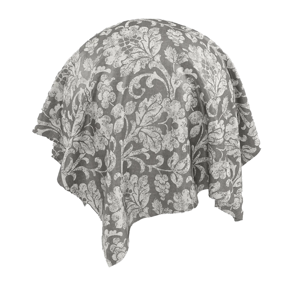 Fabric Texture Twinbru Floral Grey Jacquard 3071967