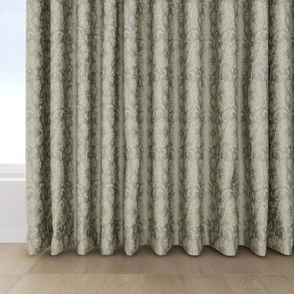 Fabric Texture Twinbru Floral Duckegg Jacquard 2671972 (2)