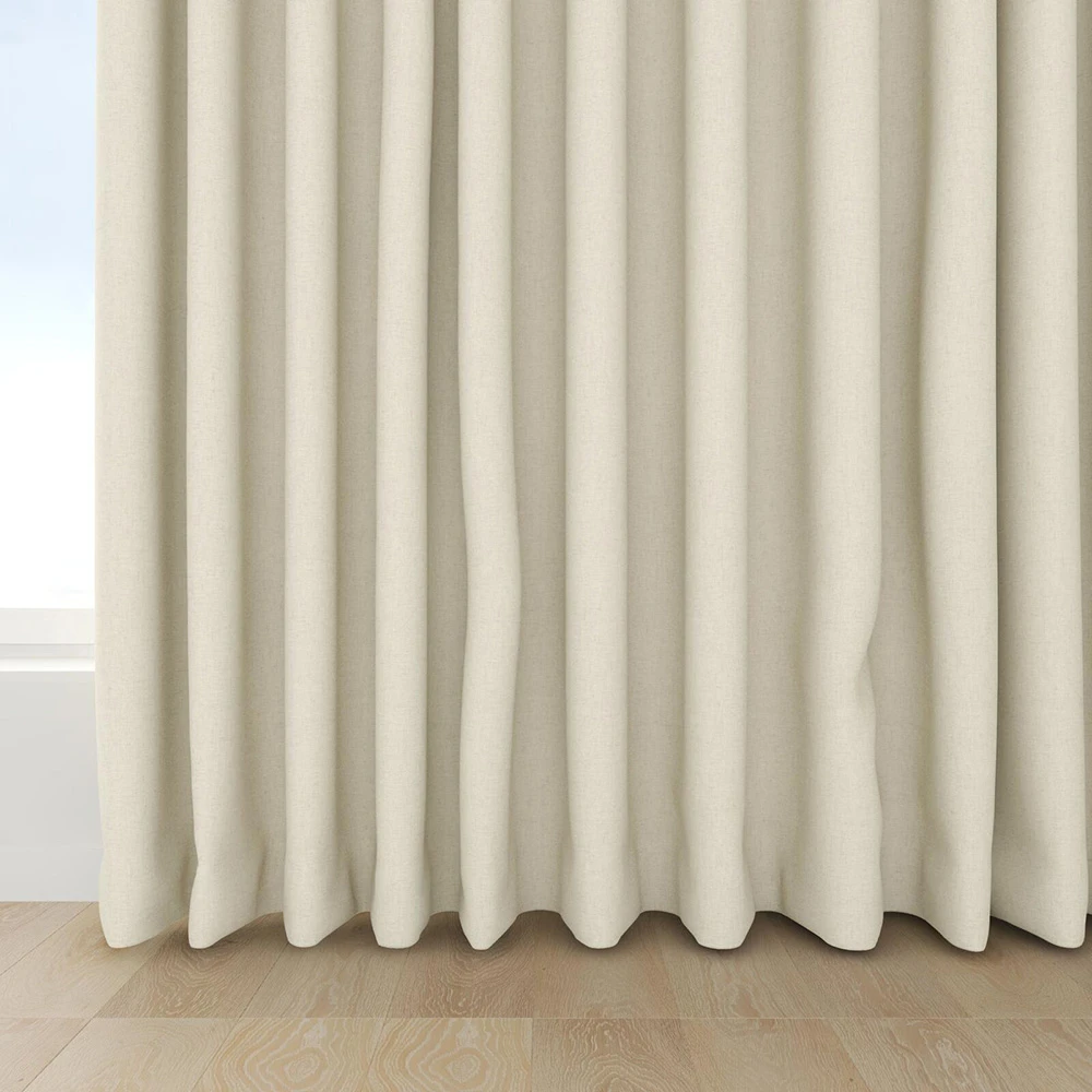 Fabric Texture Twinbru Plain Natural Blackout 2373922 (2)