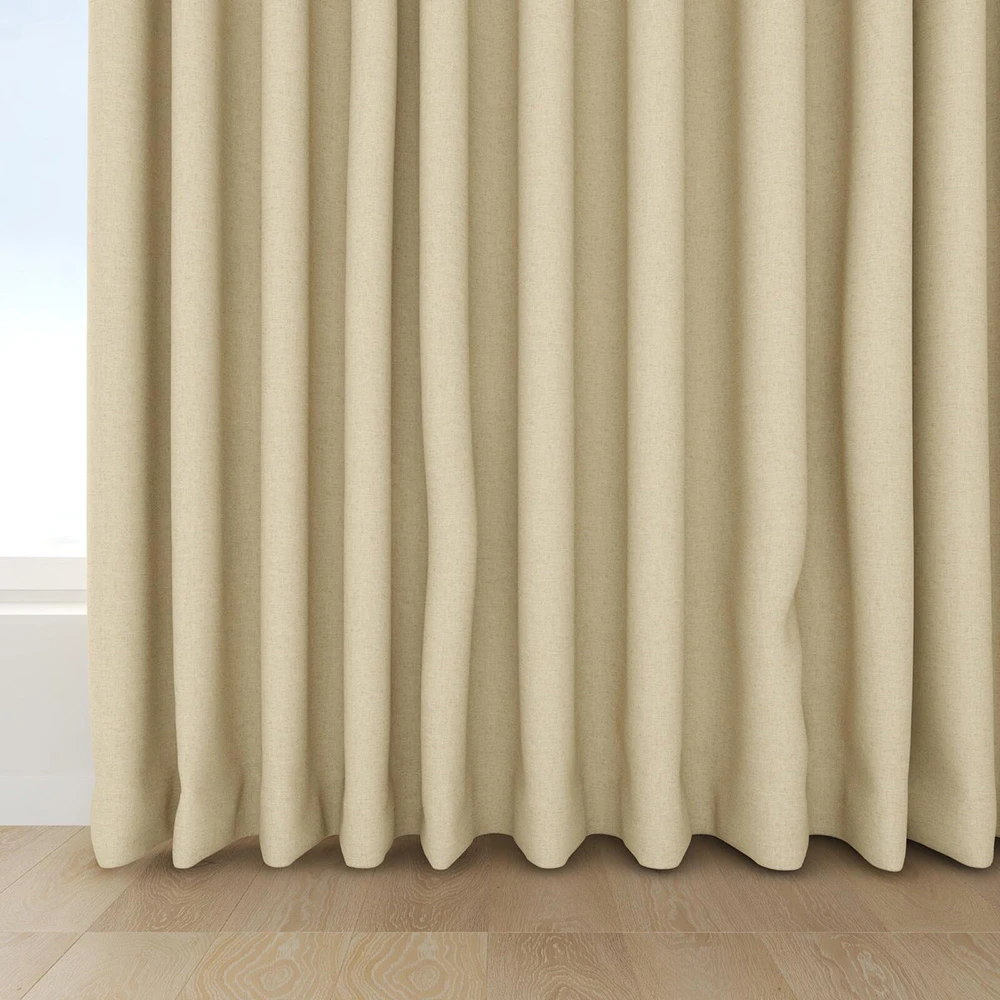 Fabric Texture Twinbru Plain Natural Blackout 2473923 (2)