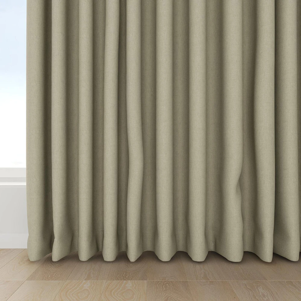 Fabric Texture Twinbru Plain Natural Blackout 2673925 (2)