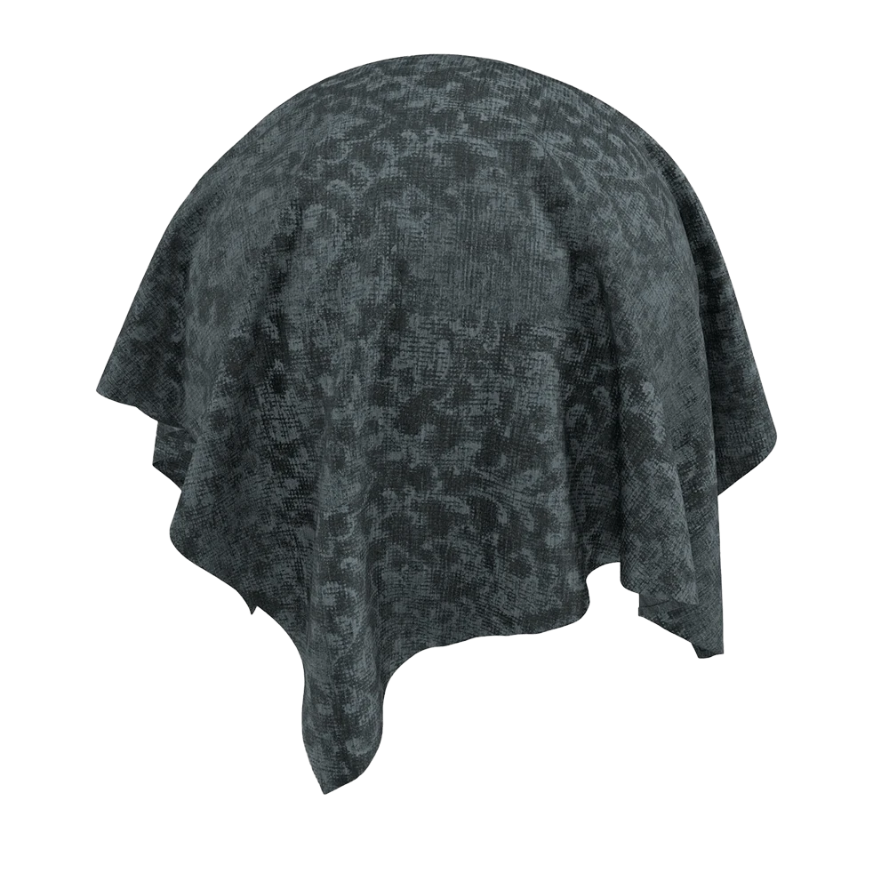 Fabric Texture Twinbru Ornamental Blue Chenille 1374101