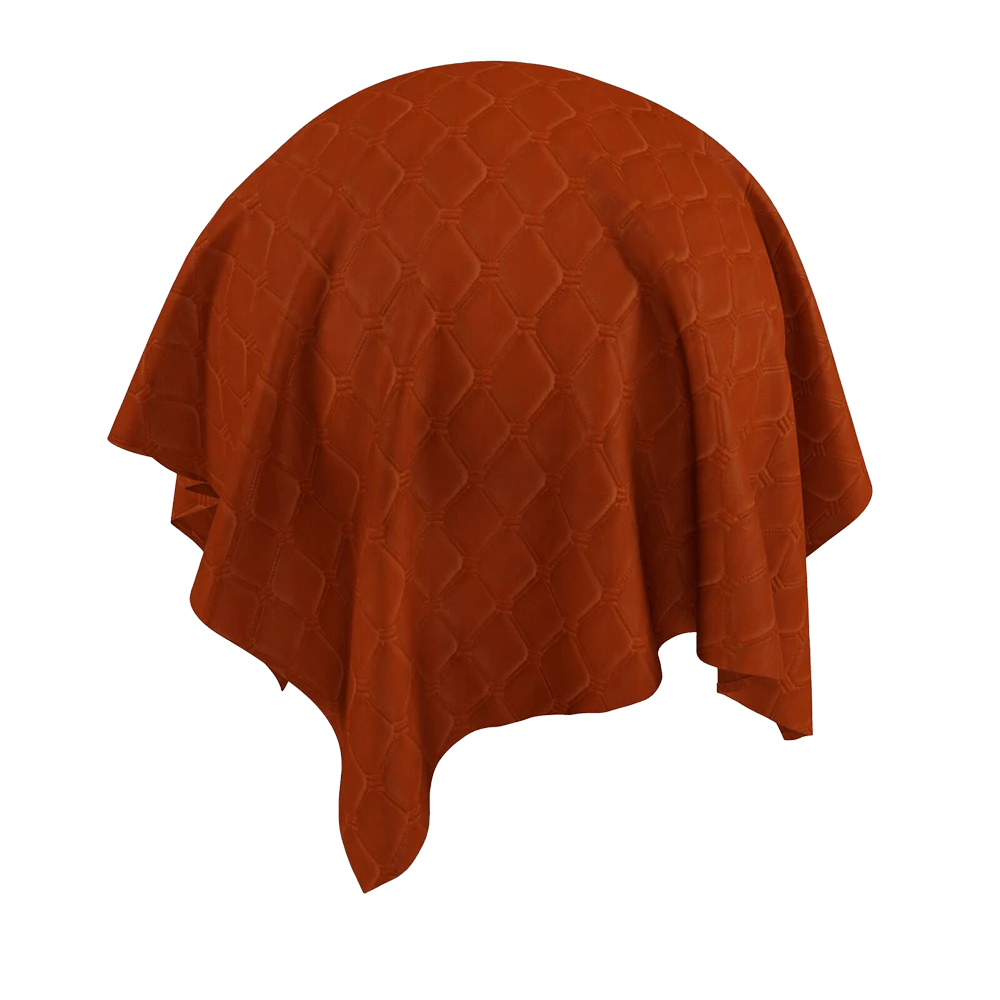 Fabric Texture Twinbru Geometric Orange Velvet 2879219