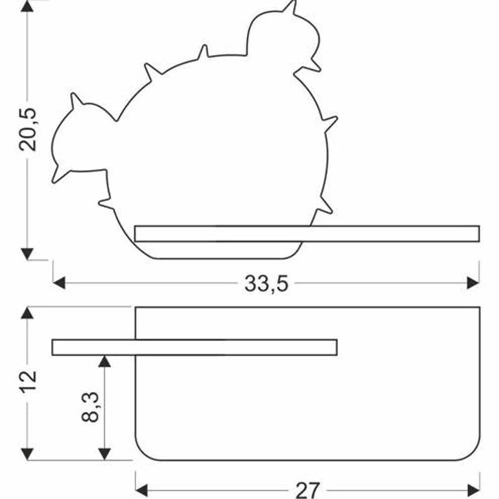 Shelves / Wall light 2