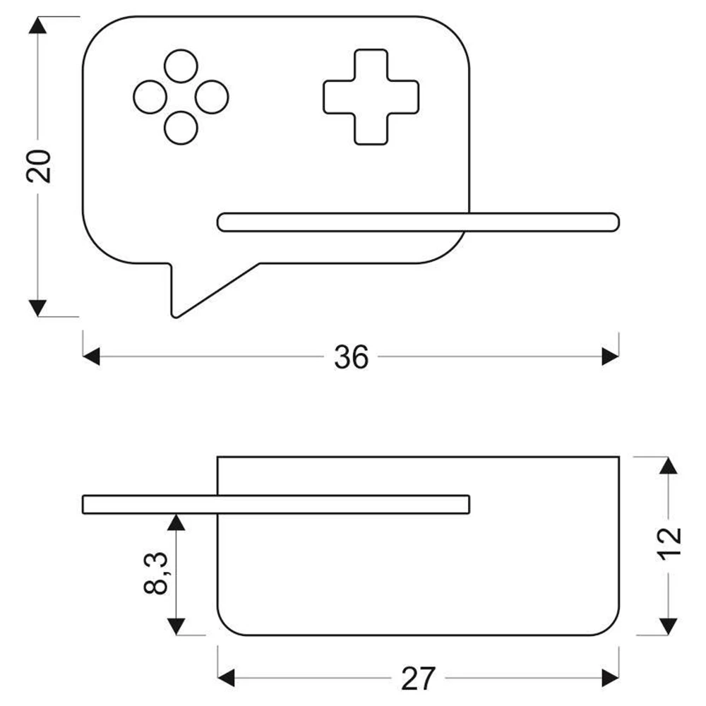Shelves / Wall light 3