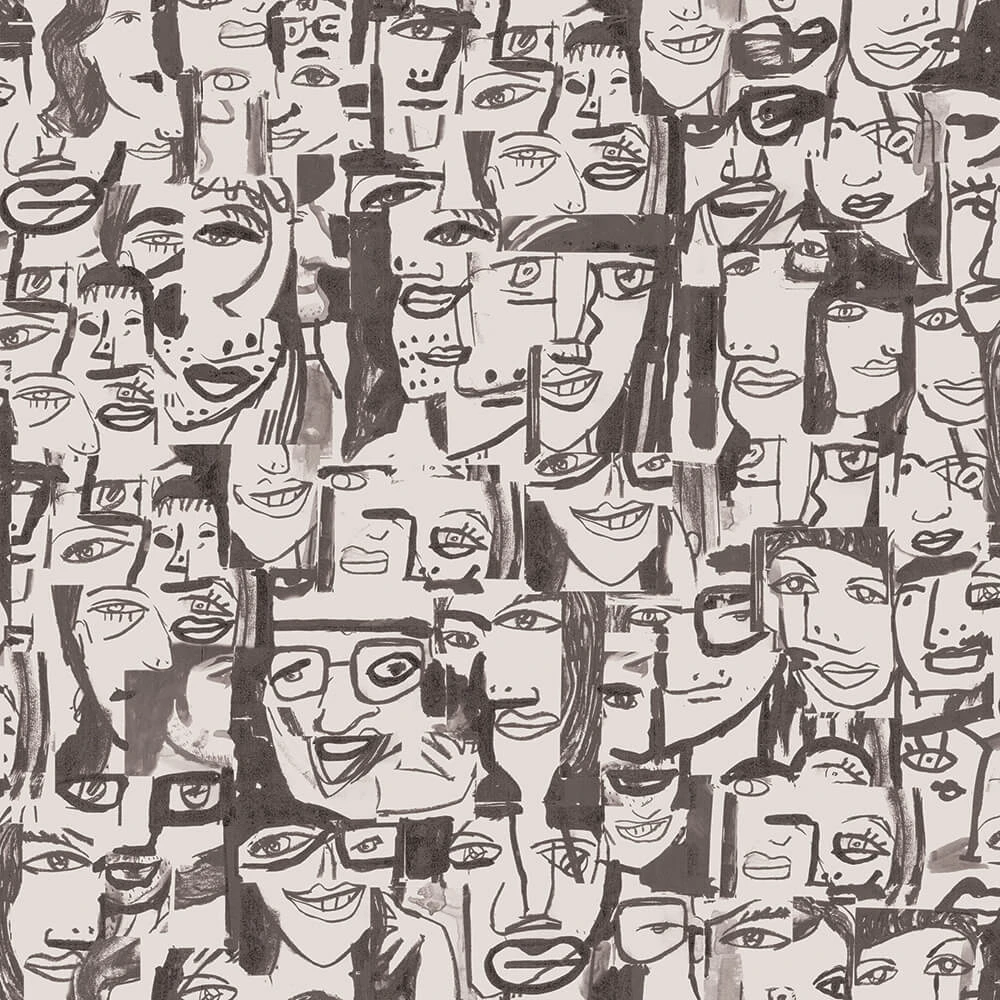 Wallpaper Tres Tintas Caras Tres 1994-4