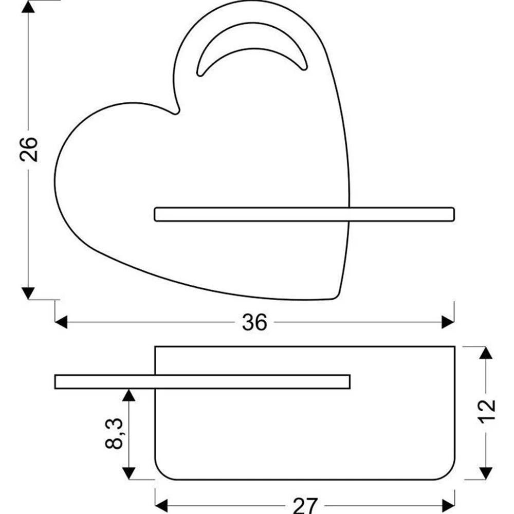 Shelves / Wall light 2