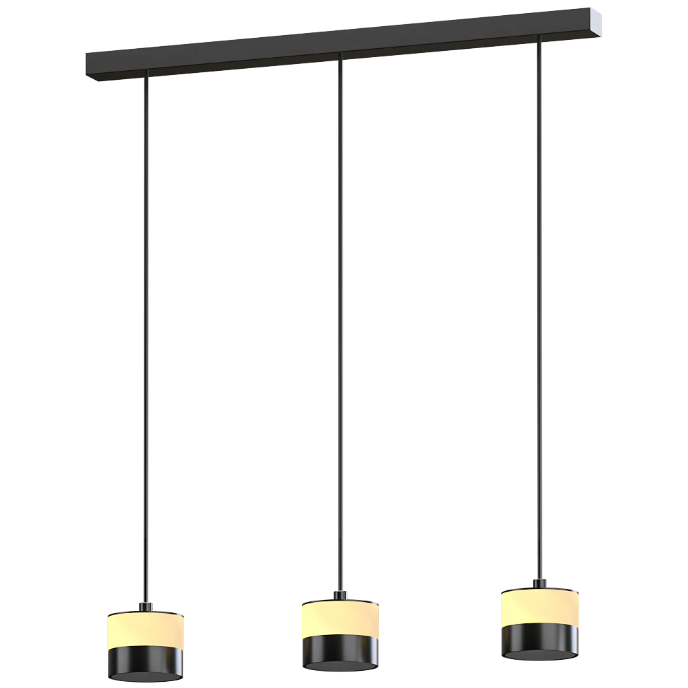 Pendant lamp Heatsail Glow 3 With Straight Ceiling Rose
