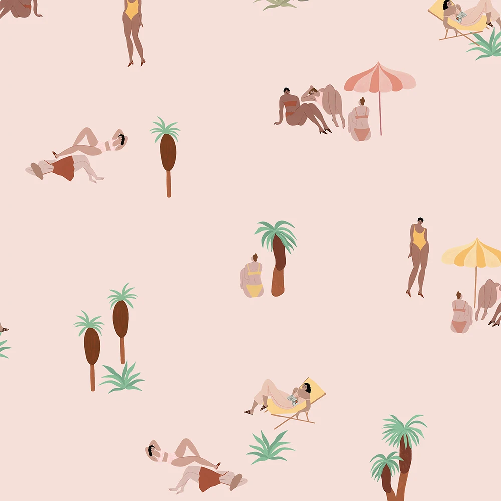 Wallpaper Coordonné One Day at the Beach