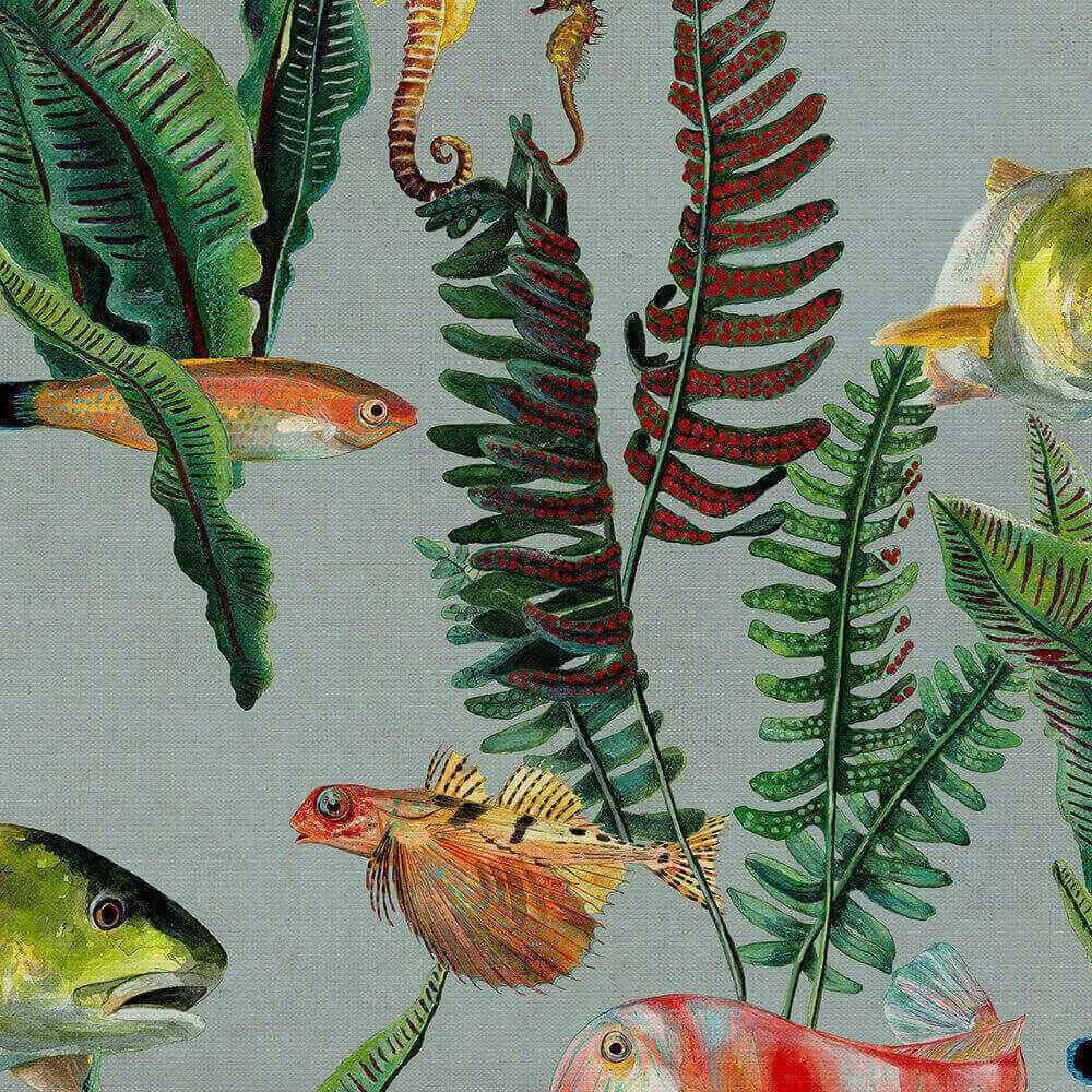 Wallpaper Coordonné Bank of Fish (2)