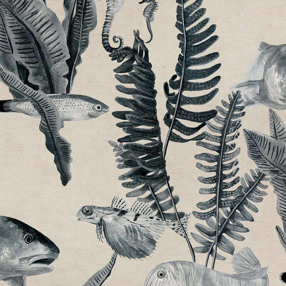 Wallpaper Coordonné Bank of Fish (4)