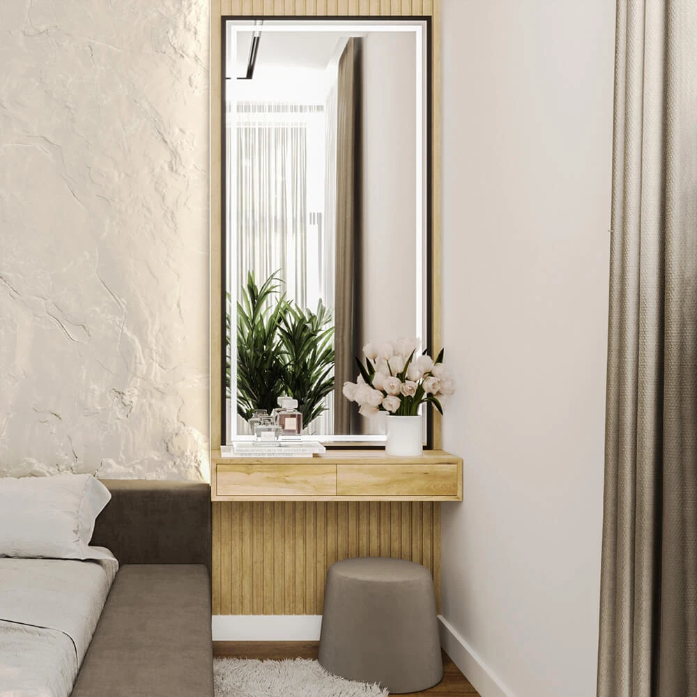 Modern Scandinavian Bedroom 3D Scene (3)