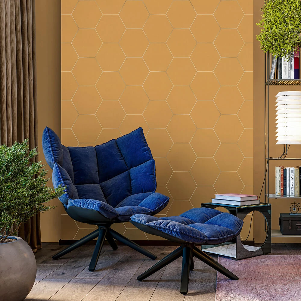 Wallpaper PALITRA Hexagon Top Velvet (2)