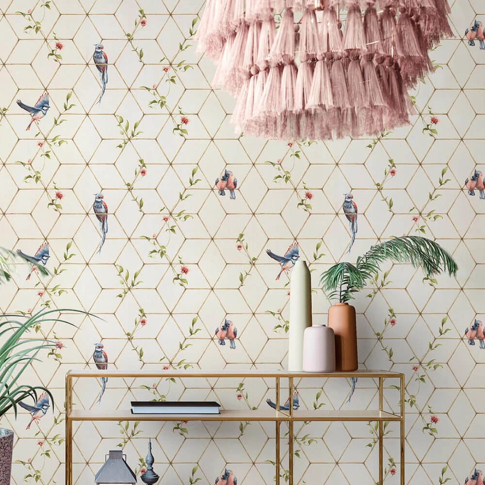 Wallpaper PALITRA Birds Top Velvet (2)