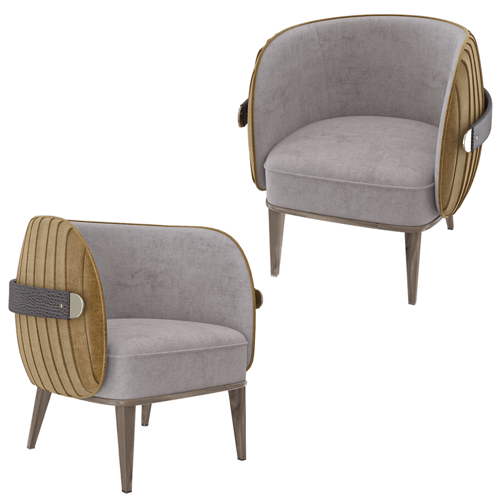 Armchair Audrey, Inedito - Asnaghi - Download the 3D Model (44570 ...