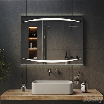 Tonelli Design mirror - Download the 3D Model (20075) | zeelproject.com