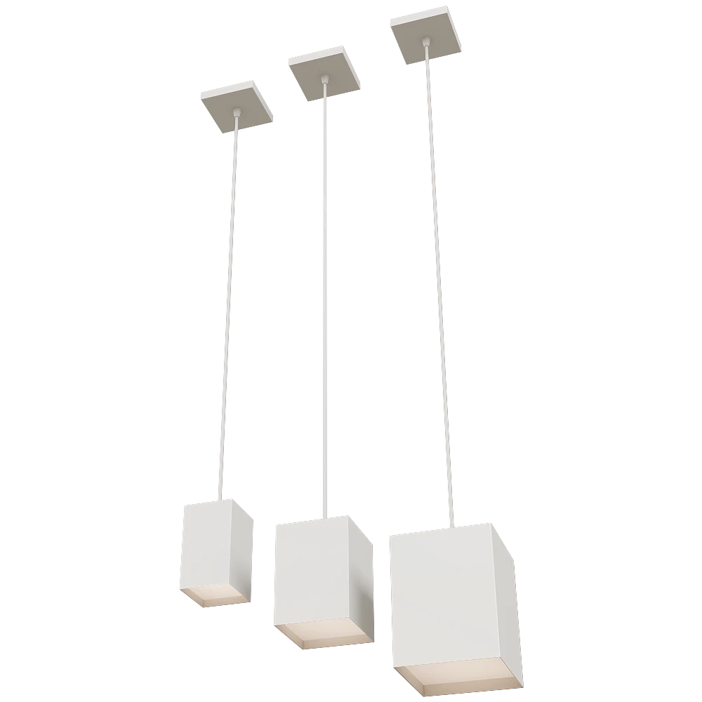 Pendant Lamp Cattaneo Illuminazione Cubick suspended