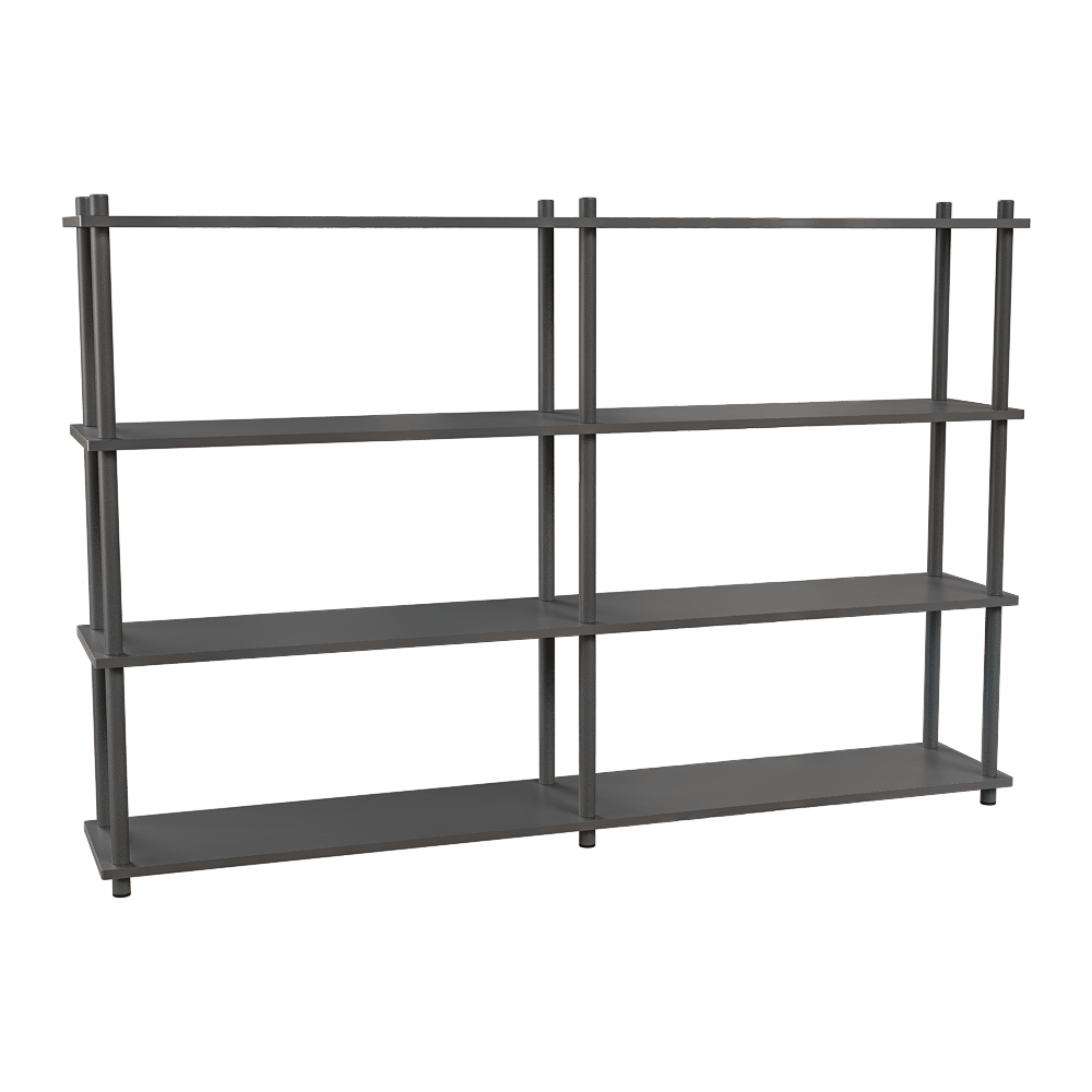 Rack with 4 shelves large, Delo - Download the 3D Model (45195 ...