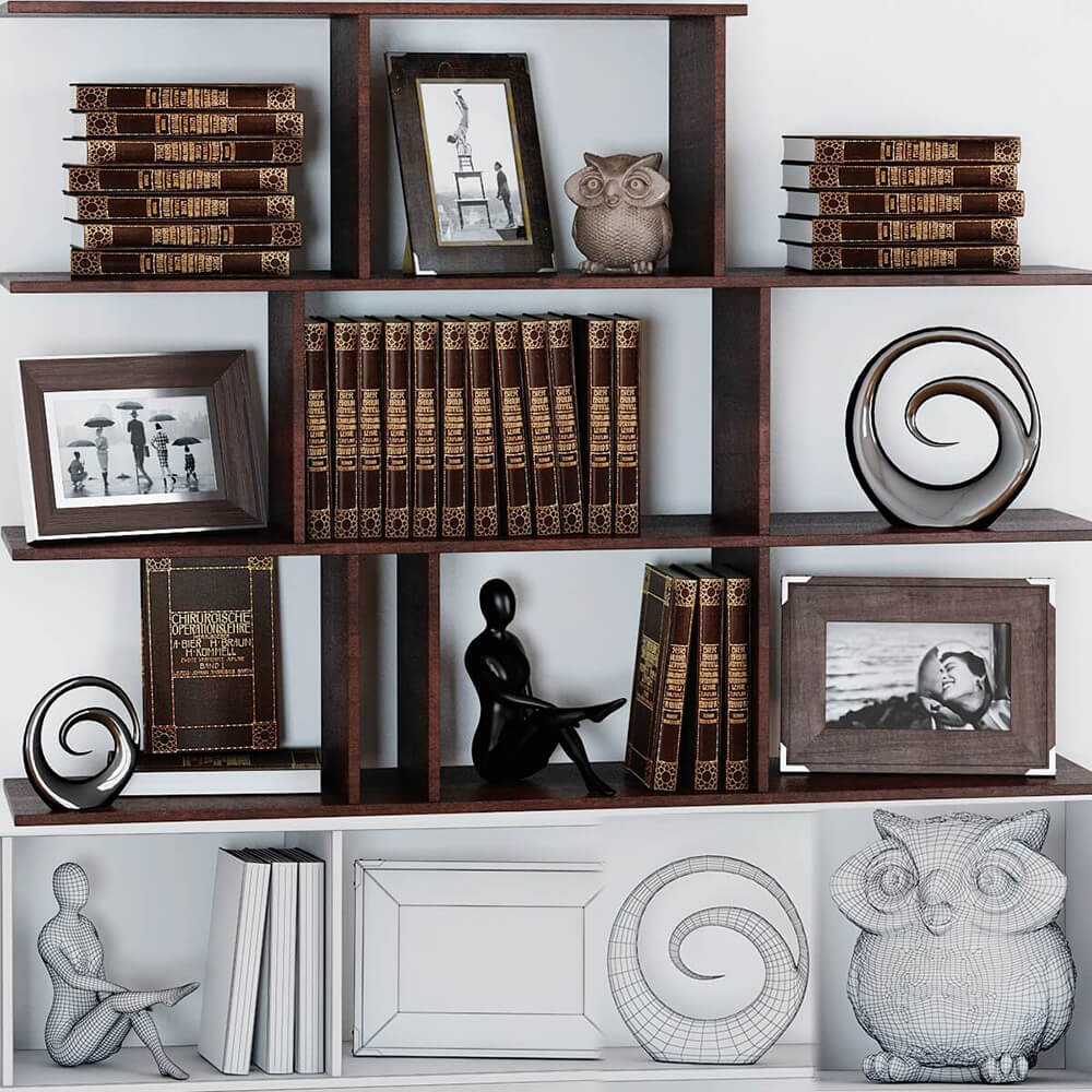 Books / Decorative set / Sculptures 1