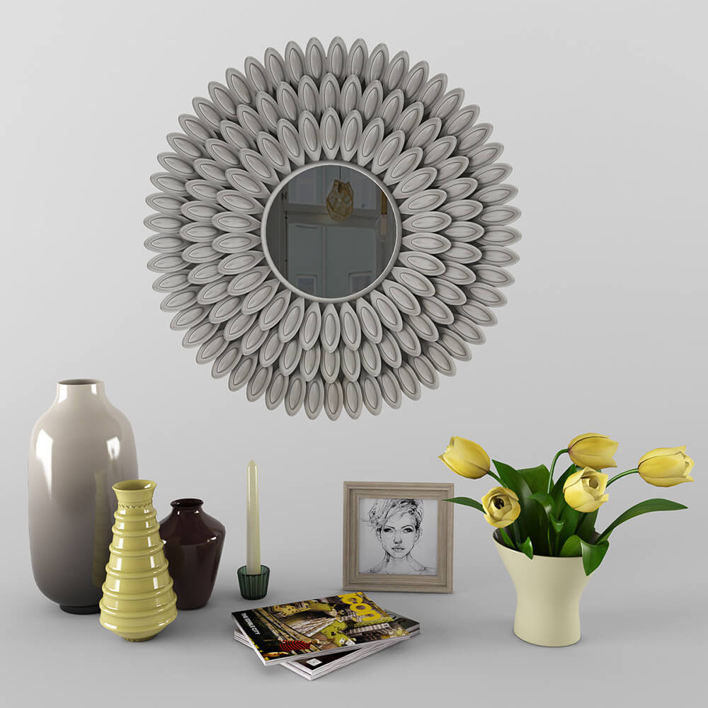 Mirror / Vases / Decorative set 1