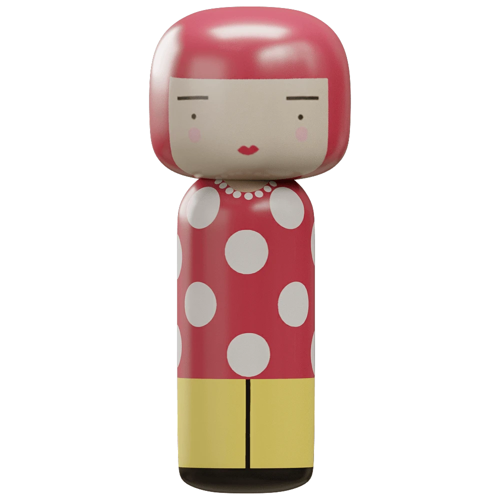 Decorative Doll Lucie Kaas Kokoeshi