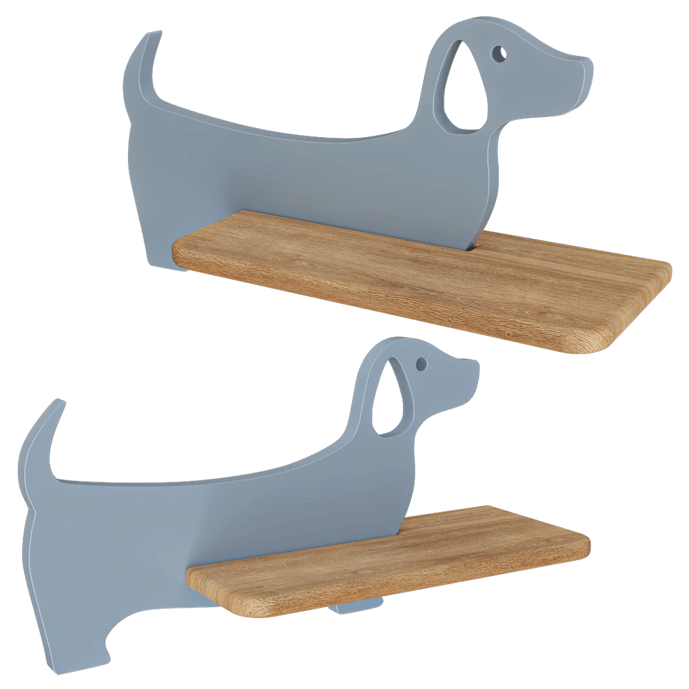 Wall lamp shelf Candellux Lighting Blue Dog 21-02976