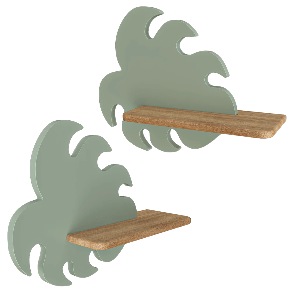 Wall lamp shelf Candellux Lighting Green Monster Leaf 21-00941