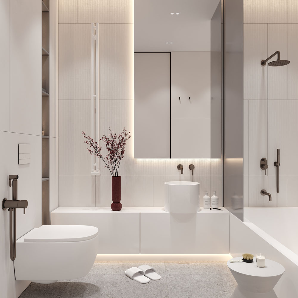 Modern bathroom 37 - Download the 3D Scene (46459) | zeelproject.com