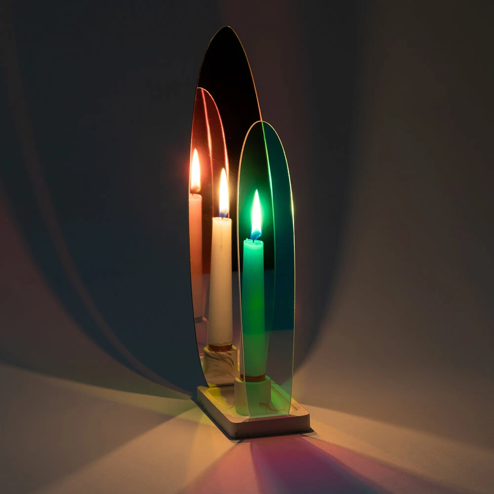 Candle Holder Catrinel Sabaciag Onnda Flame F-F (2)