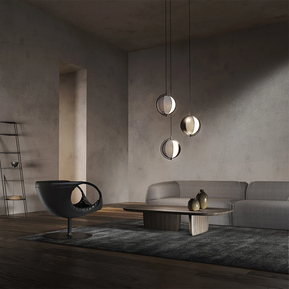 Pendant Lamp Oblure Mondo Triplette (2)