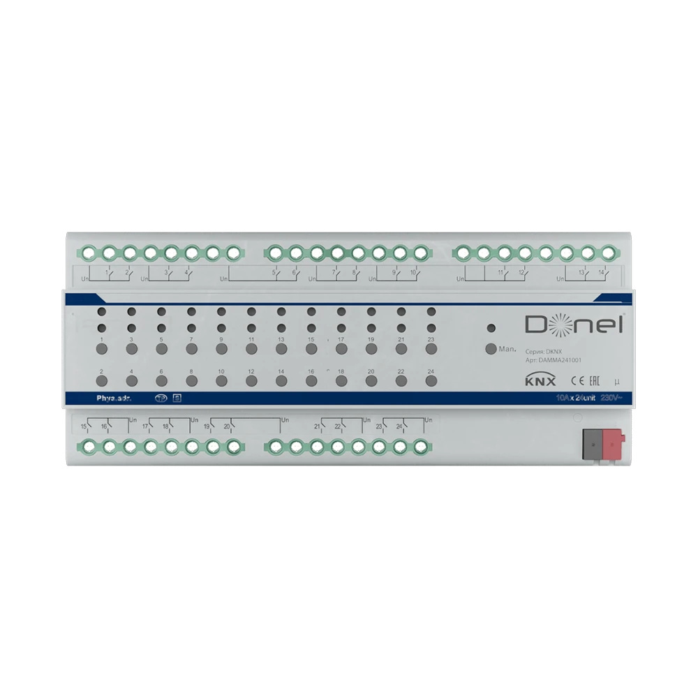 KNX Channel Multifunction Actuator Donel DAMMA241001