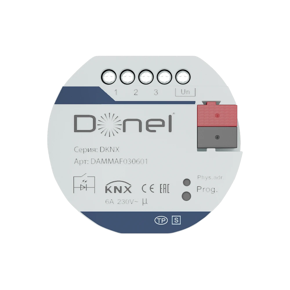 KNX Channel Multifunction Actuator Donel DAMMAF030601