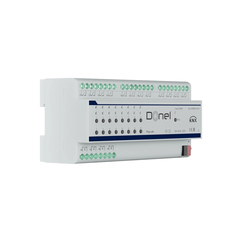 KNX Channel Multifunction Actuator Donel DAMMA161001 (2)