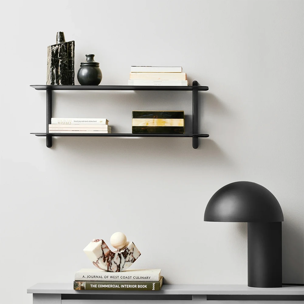 Shelf Gejst Nivo F black ash black (2)