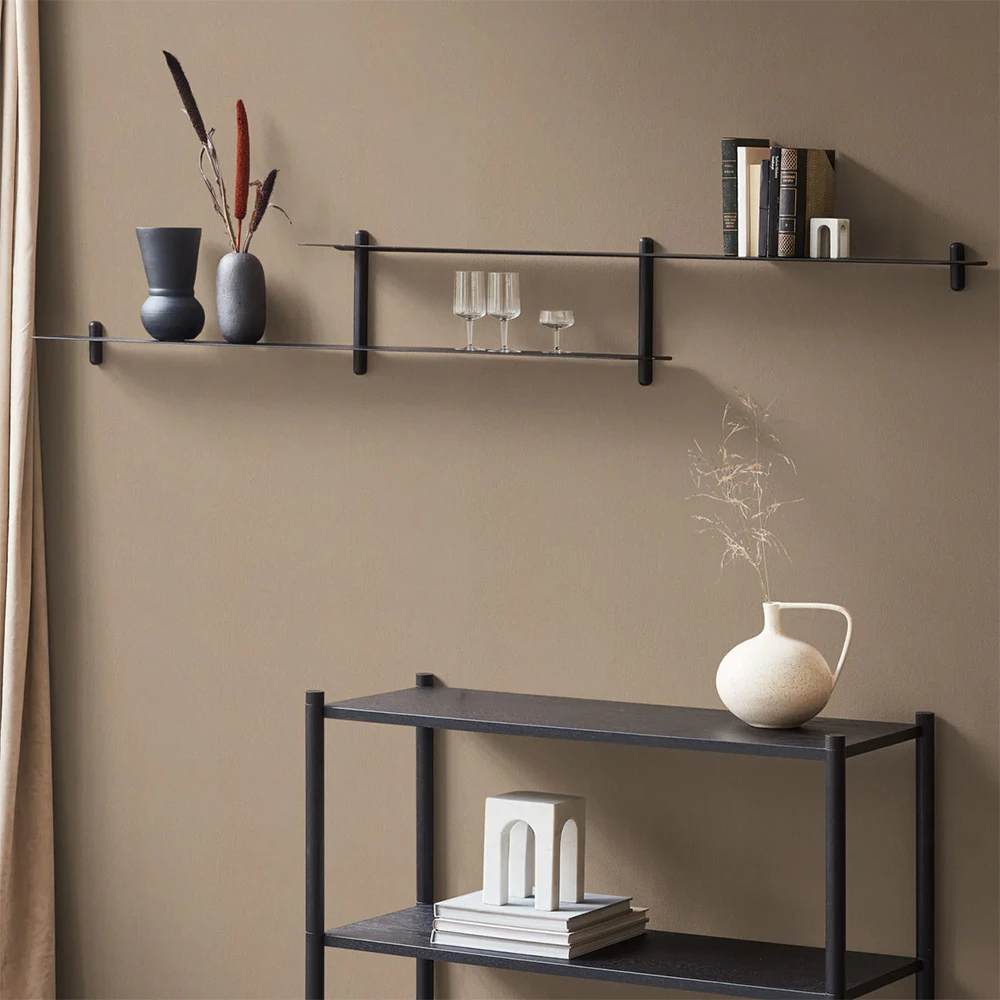 Shelf Gejst Nivo H black ash black (2)