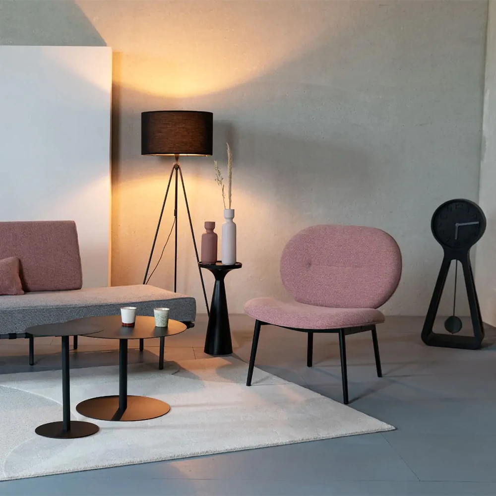 Lounge Chair Zuiver Group Spike pink (2)