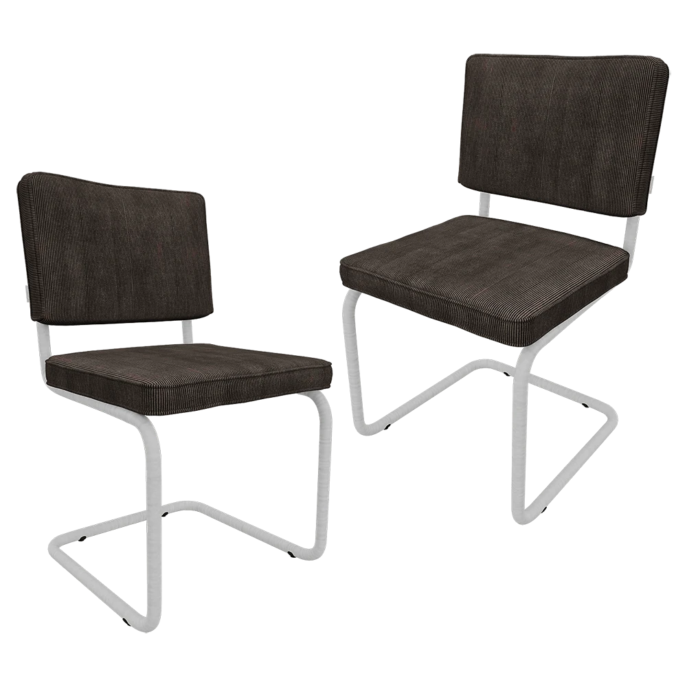 Chair Zuiver Group Ridge Rib brushed grey