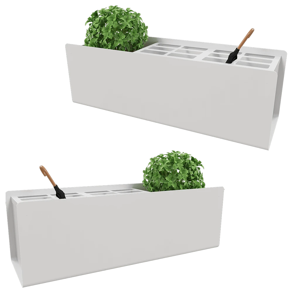 Umbrella Stand and Plant Pot Systemtronic Crepe