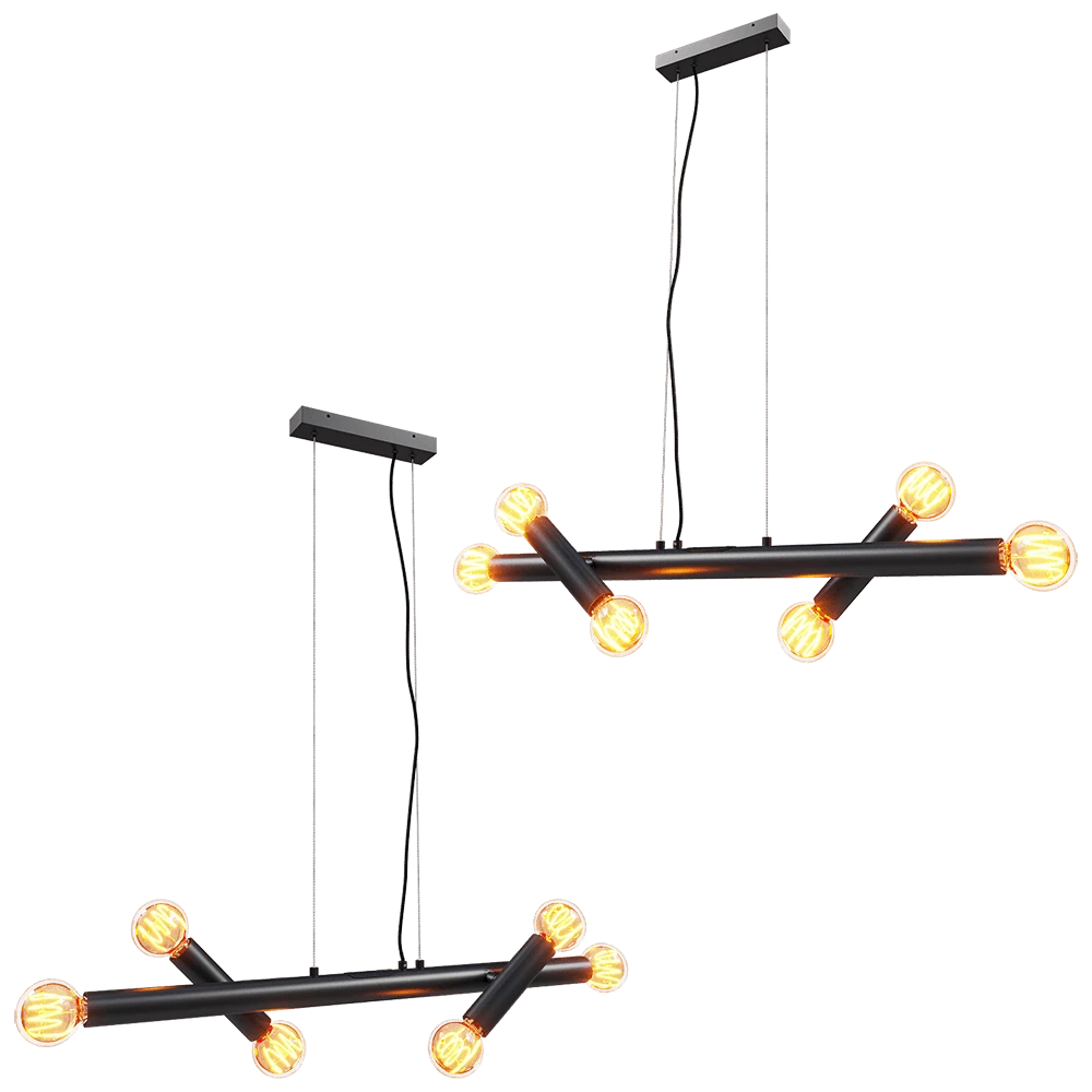 Pendant Lamp Maxlight Hawk black wide