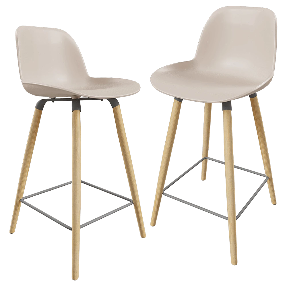 Counter Stool Zuiver Group Albert Kuip taupe