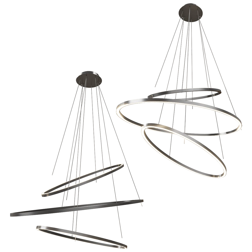 Pendant Lamp Nemo Lighting Ellisse Triple
