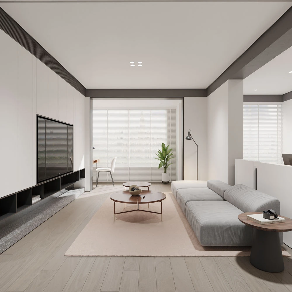 Modern Living Room Interior 3D Scene (2)